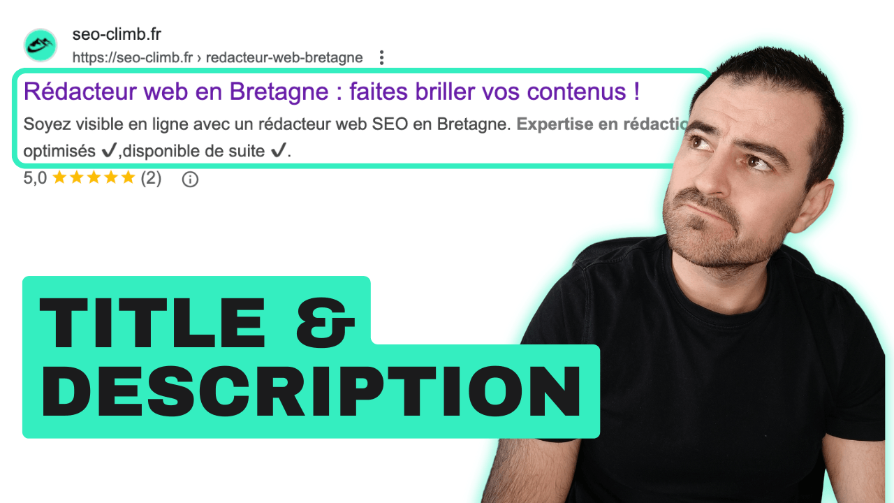 Optimiser title et meta description